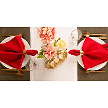 Design Imports Bon Apetit Sleur Heart Print Table Runner - 14" x 72"