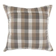 Design Imports Checkered Pillow Covers 18x18 Set of 4