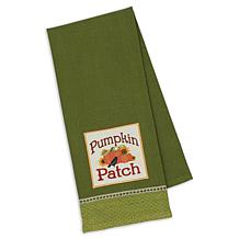 Design Imports Country Pumpkin Kitchen Towels Set of 3