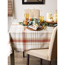 Design Imports Cozy Picnic Plaid 60" x 104" Tablecloth