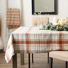 Design Imports Cozy Picnic Plaid 60" x 84" Tablecloth