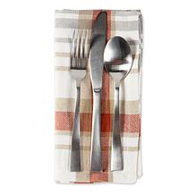 Design Imports Cozy Picnic Plaid Napkin Set of 6