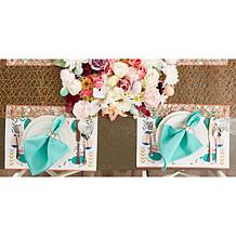 Design Imports Easter Folk Garden Embellished Placemat Set 6-pack