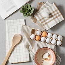 Design Imports Farmhouse Woven Kitchen Towel 5-pack