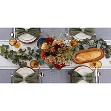 Design Imports Flower Garden Embellished Table Runner - 14" x 72"