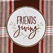 Design Imports Gathered Together Embellished Kitchen Towel Set of 4