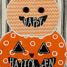 Design Imports Halloween Embellished Kitchen Towel Set of 3