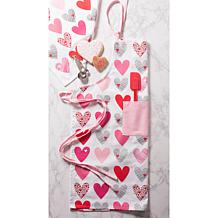 Design Imports Hearts Collage Print Chef Apron