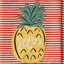Design Imports Island Tropics Pineapple Kitchen Towels 3-pack