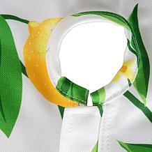 Design Imports Lemon Bliss Outdoor Tablecloth w/Zipper - 60" x 84"