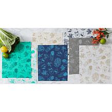 Design Imports Market Print Fridge Liners 6-pack