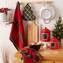 Design Imports O Christmas Tree Potholder and Towel Gift 3-pack