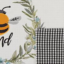 Design Imports Set of 4 Bee Kind Placemats
