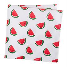Design Imports Set of 6 Watermelon Print Outdoor Napkins