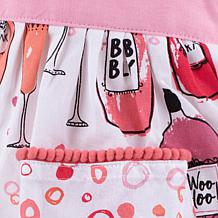 Design Imports Sip Sip Hooray Print Apron