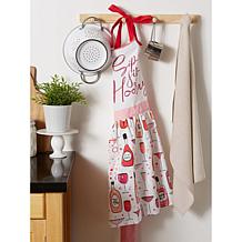 Design Imports Sip Sip Hooray Print Apron