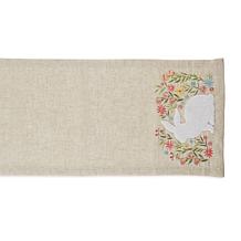 Design Imports Spring Meadow Embroidered Table Runner 14" x 108"