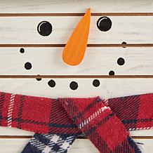 Design Imports Square Snowman Tabletop Block Calendar