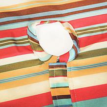 Design Imports Summer Stripe Outdoor Tablecloth w/Zipper - 60" x 84"
