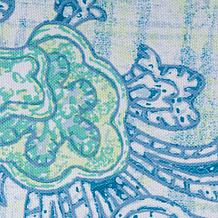 Design Imports Watercolor Paisley Outdoor Tablecloth - 60" x 120"