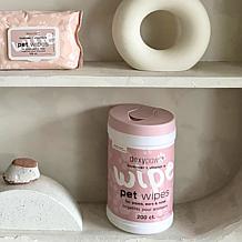 DexyPaws Lavender & Vitamin E Cleansing Wipes 200ct Canister