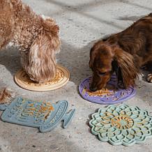 DexyPaws Lilac Donut Delight Enrichment Lick Mat
