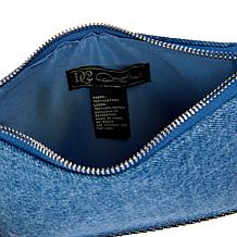 DG2 by Diane Gilman 30th Anniversary Denim Clutch w/Detachable Strap 