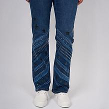 DG2 by Diane Gilman Americana Embroidered Bootcut Jean