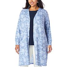 DG2 by Diane Gilman Brushed French Terry Travel Duster Cardigan