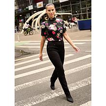DG2 by Diane Gilman Coolmax® Shaper Stretch Denim Straight Leg Jean