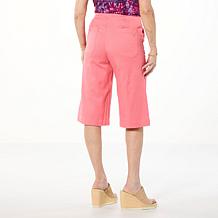 DG2 by Diane Gilman Dream Drape Cropped Sailor Culotte Jean