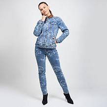 DG2 by Diane Gilman From the Vault Denim Graffiti Skinny Jean