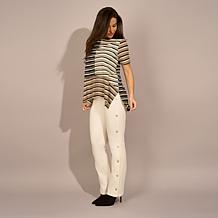 DG2 by Diane Gilman Legacy Stretch Side Seam Button Baby Bootcut Jean