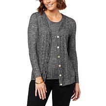 Knit Sweater Cardigan | HSN