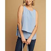 DG2 by Diane Gilman Mixed Media Double Layer Easy Tank