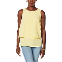 DG2 by Diane Gilman Mixed Media Layered Easy Tank