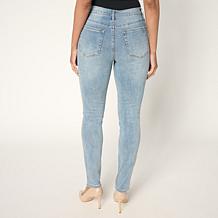 DG2 by Diane Gilman New Classic Stretch Denim Embellished Skinny Jean