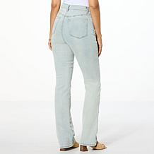 DG2 by Diane Gilman New Classic Stretch Denim Embroidered Bootcut Jean