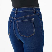 DG2 by Diane Gilman New Classic Stretch Denim Frayed Hem Skinny Jean