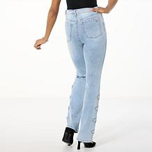 DG2 by Diane Gilman New Classic Stretch Denim Mini Bootcut Jean