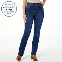 DG2 by Diane Gilman New Classic Stretch Denim Mini Bootcut Jean