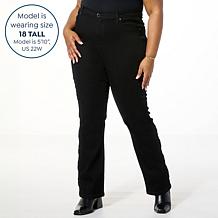 DG2 by Diane Gilman New Classic Stretch Denim Mini Bootcut Jean