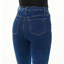 DG2 by Diane Gilman New Classic Stretch Denim Shadow Print Skinny Jean