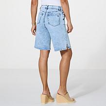 DG2 by Diane Gilman New Classic Stretch Denim Straight-Leg City Short