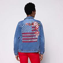 DG2 by Diane Gilman New Classic Stretch Embellished Anniversary Jacket
