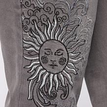 DG2 by Diane Gilman New Classic Stretch Embroidered Girlfriend Jean