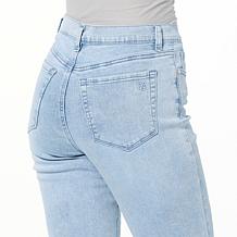 DG2 by Diane Gilman New Classic Stretch Embroidered Straight-Leg Jean