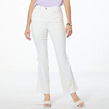 DG2 by Diane Gilman New Classic Stretch Frayed Seam Bootcut Jean