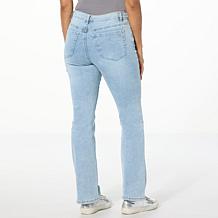 DG2 by Diane Gilman New Classic Stretch Heart-Embellished Bootcut Jean