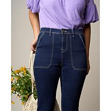 DG2 by Diane Gilman New Classic Stretch Patch Pocket Bootcut Jean
